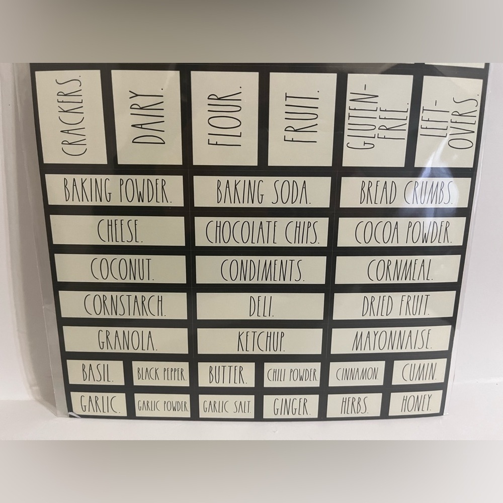 RAE DUNN ORGANIZING LABELS - Picture 3 of 6